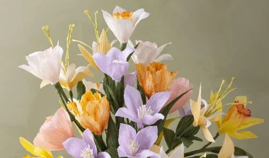 15 DIY flowers in paper, fabric and yarn that never wilt