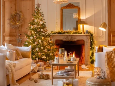How to use gold Christmas decor without overdoing it