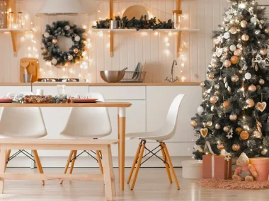 How to decorate with white for a calm, glowing Christmas